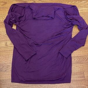 Athleta Purple active turtleneck Top
